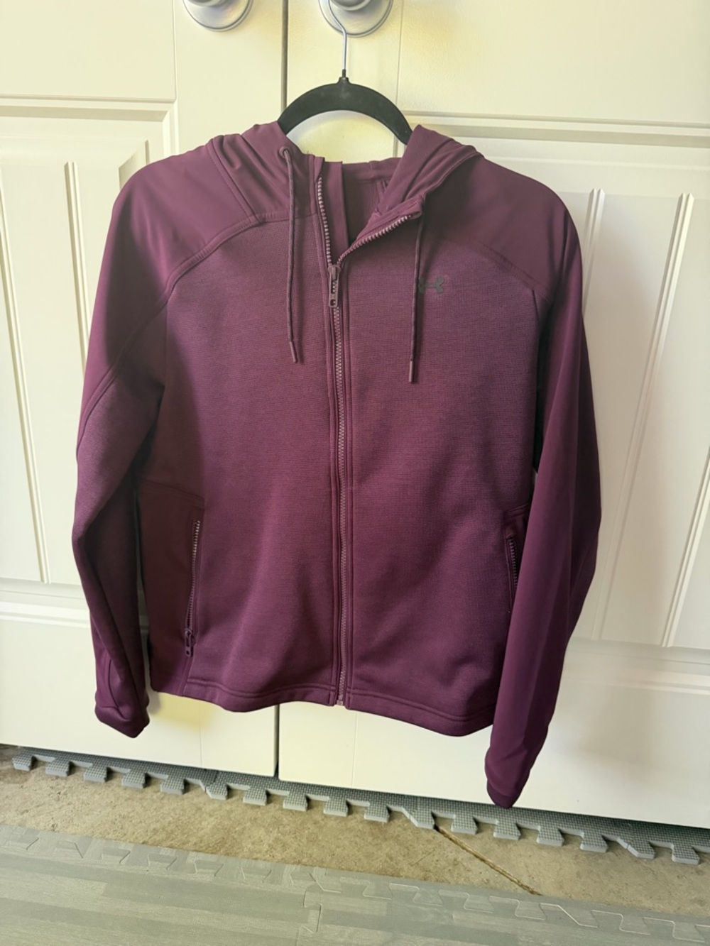 Under Armour Plum Purple Full-Zip Hoodie Jacket